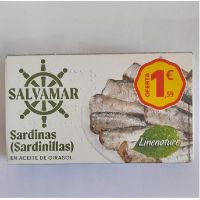 SARDINILLAS EN AC. VEGETAL RR-90 SALVAMAR 1,59EUR