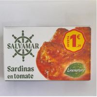 SARDINAS TOMATE SALVAMAR RR-125F 1.59EUR