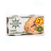 ATUN EN ACEITE DE OLIVA PACK 2 2L-RO-85 SALVAMAR 2,39EUR