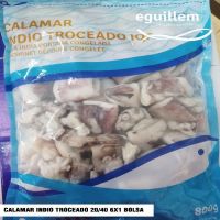 CALAMAR TROCEADO CON PIEL